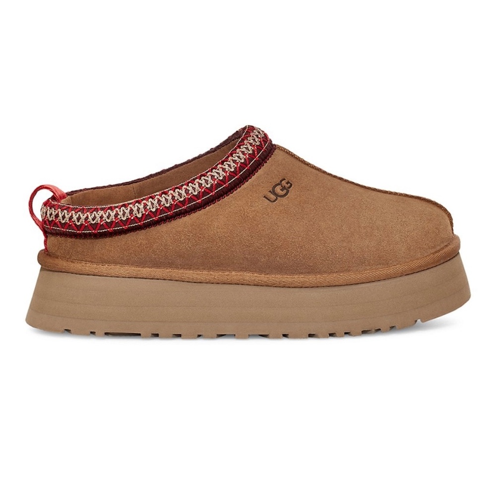 Ugg Tazz Platform Slippers in Chestnut - NWT!